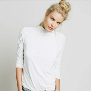 SOLD - Mock neck tee